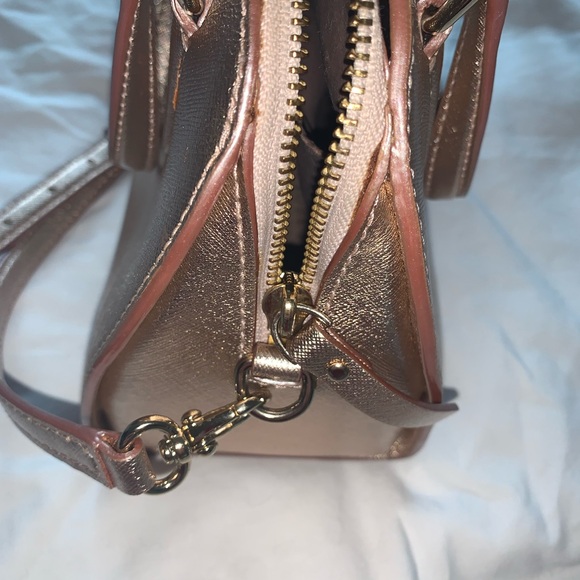 Rose Gold Kate Spade Laurel Way Mini Reiley satchel - Picture 8 of 9